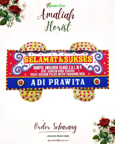 Papan Bunga Ucapan Selamat Madidir Unet
